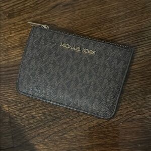Michael Kors Gray Monogram Card Holder